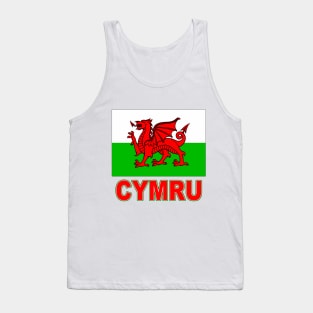 The Pride of Wales - Welsh Flag and Language Tank Top